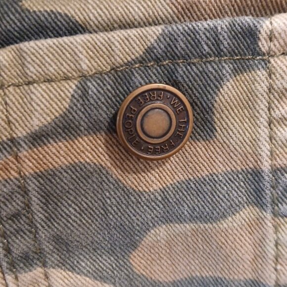 Free people crop camo blazer - Picture 3 of 4